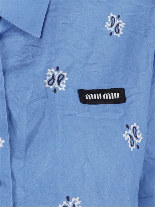 Camicia bandana MIU MIU | MK195117XXF061M